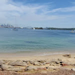 Great water and harbour views from Queens Beach