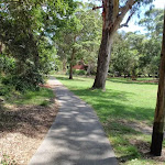 Path leading through Nielsen Park