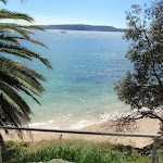 View over Lady Bay Beach