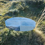 Information sign near Snow River Crossing