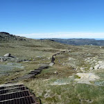 Looking down the steps towards Thredbo