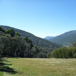 Looking down the Thredbo Valley from near the Snowgums midstation