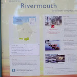 Information sign at Rivermouth camping area