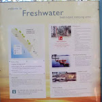 Information sign about Freshwater Camping Area