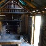 Inside Cascade Hut