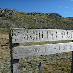 Schlink Pass Signpost