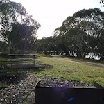 One of many areas to set up at Three Mile Dam campsite