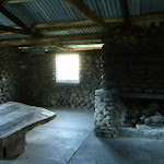 Inside Keebles Hut