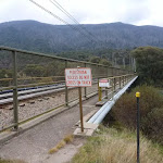Rail bridge over Thredbo River