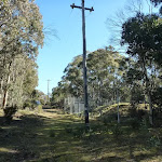 Pallaibo and Sawpit Tracks passing under the power lines
