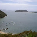 Pittwater from a clearing above Mackerel Beach