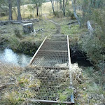 Crossing the lower end of Sawpit Creek on the Pallaibo Track