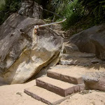 Stairs on south end of Mackerel Beach