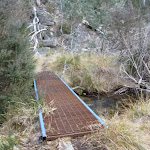 Crossing Sawpit Creek on the Pallaibo Track