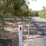 America Bay Track sign