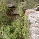 America Bay Waterfall cliff