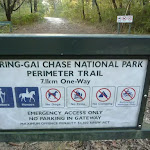 Perimeter Trail sign, near Terrey Hills