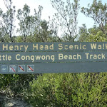 Sign on Congwong Beach, near La Perouse
