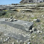 Concrete foundations on Cape Banks in Botany Bay National Park