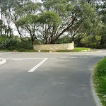 Intersection of Pistol Club Rd and Gold Club Rd, near Botany Bay National Park