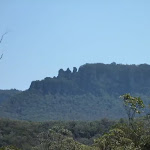 The back of the Three sisters from the Sublime Point Trail