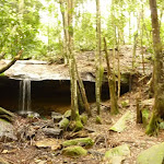 Small waterfall near the Pines campsite in the Watagans