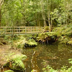 Timber bridge over the Boarding House Creek near the Watagan Forest Rd in the Watagans