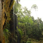 Gap Creek Falls from underneath the arch in the Watagans