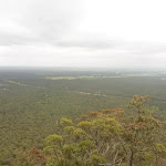 View from the western viewpoint near Mt Sugarloaf