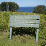 The sign at Burgh Ridge Track (sth)