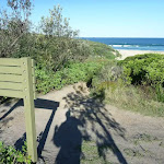 GNW sign beside the ocean