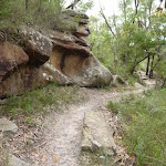 Rock formation north of Campbells Creek