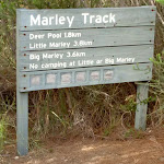 Marley Track sign post