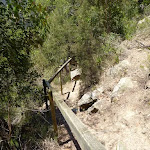 Looking down the track near Heaton Gap Lookout