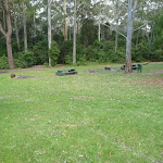 The open area in the Watagan Headquarters campsite