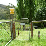 GNW gate and  electric fence box, south of Watagan Creek crossing