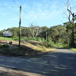 Intersection with driveway just south of Bumbles Creek