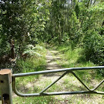 Gate just below the Mooney Mooney Trackhead