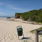 Southern end of Caves Beach