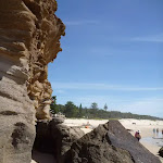 Caves beach caves with Caves Beach beyond