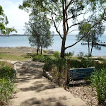 Foot path on the foreshore of Lake Macquarie at Murray's beach
