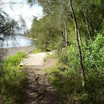 Foreshore Track close by the tidal lake