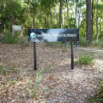 Sign at the Dilkera Ave entrance to Green Point Reserve