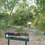 Dilkera Ave entrance to Green Point Reserve