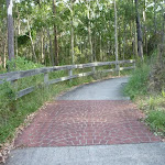 Sealed shared pathway for walkers and bicycles in Green Point Reserve
