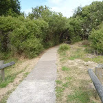 Sealed foot path on the Owens Walkway in Redhead