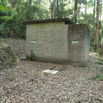 Closed toilet block in the Blackbutt Reserve