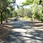 The end of Lookout Road in the Blackbutt Reserve