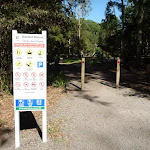 Sign and footpath in Carnley Ave Reserve