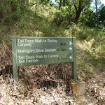 Signage in Blackbutt Reserve